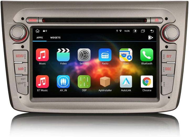 GONFEN 7-Zoll 8-Kern Android 12 Autoradio Navigation für Alfa Romeo Mito 2008-2019 Mit IPS Bildschir