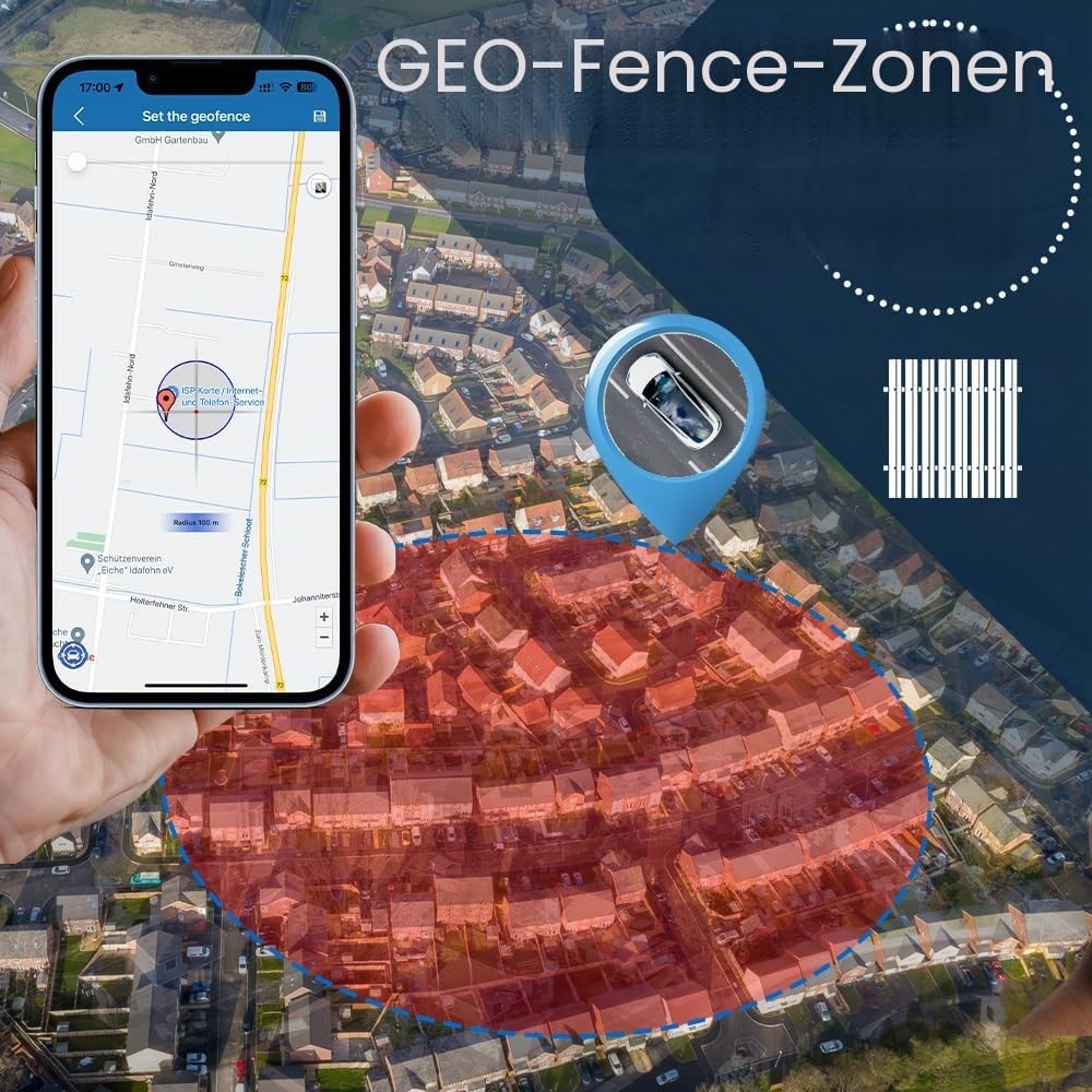 TKMARS TK915 GPS-Tracker für Auto, 4G, 7800 mAh Akku, magnetischer GPS-Sender, funktioniert über SMS