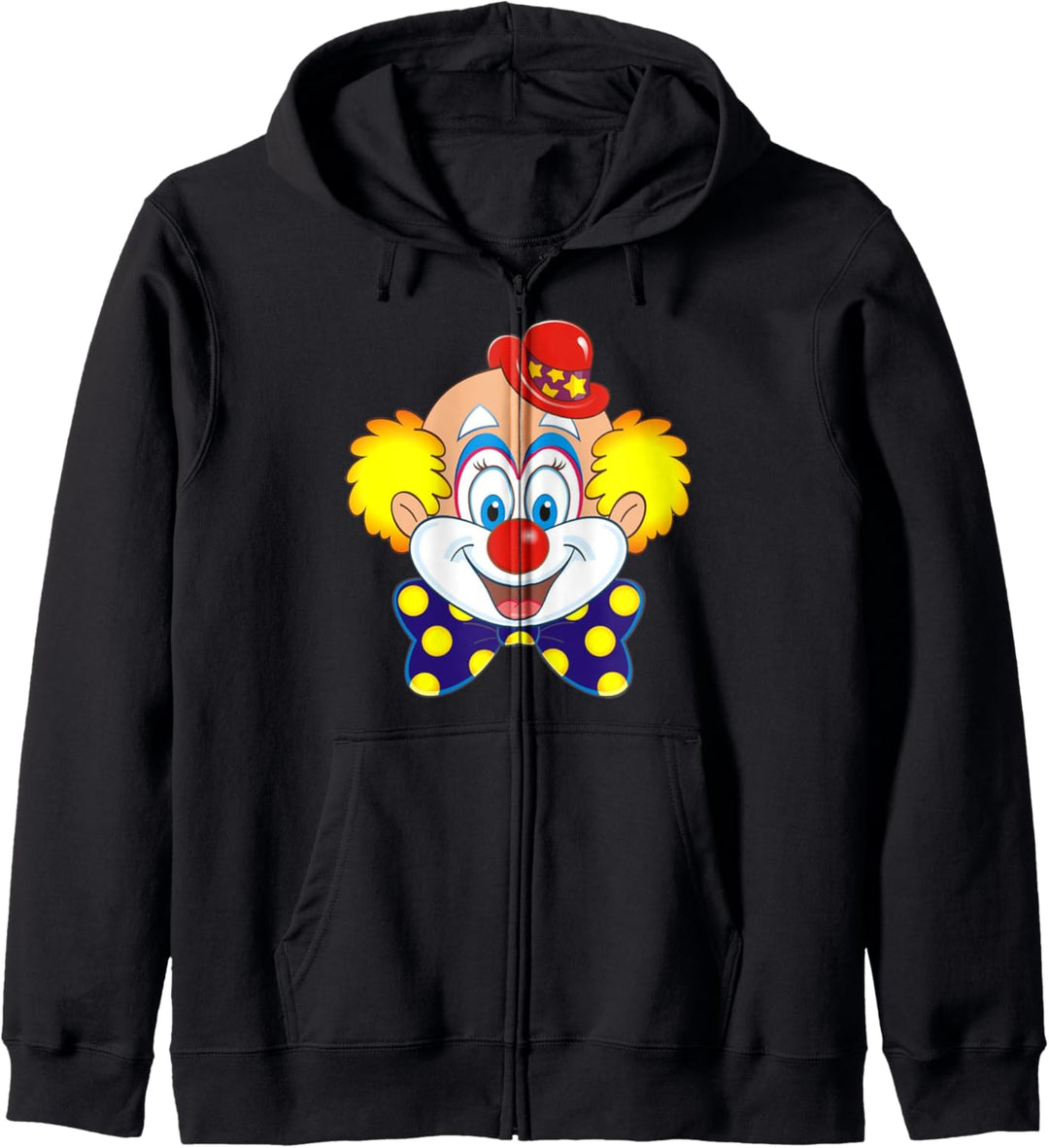 Lustiges Karneval Zirkus Clown Kostüm Faschings Kapuzenjacke