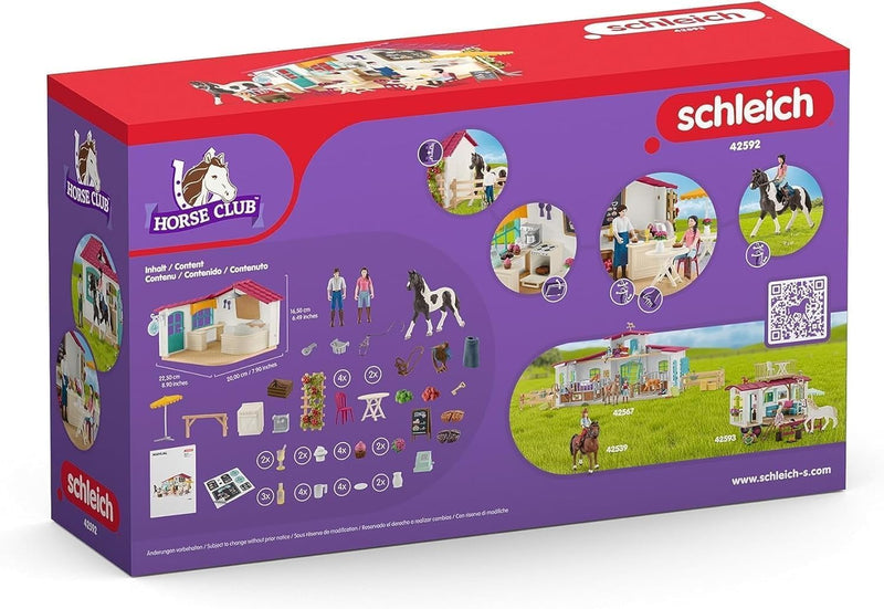 schleich 42592 Reiter-Café, für Kinder ab 5-12 Jahren, HORSE CLUB - Spielset