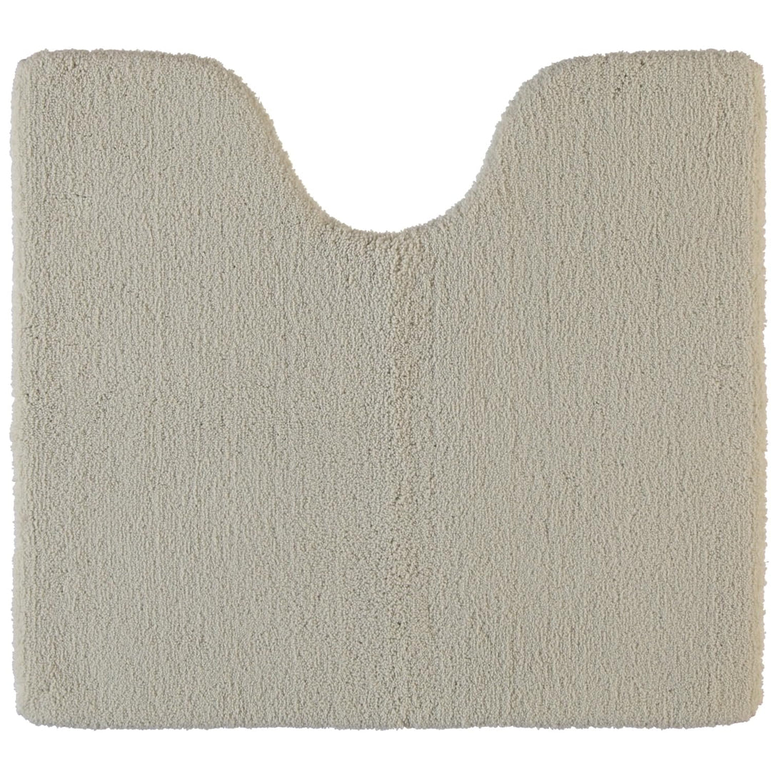 Rhomtuft Badteppiche Square Stone - 320 Toilettenvorlage mit Ausschnitt 55x60 cm, Toilettenvorlage m