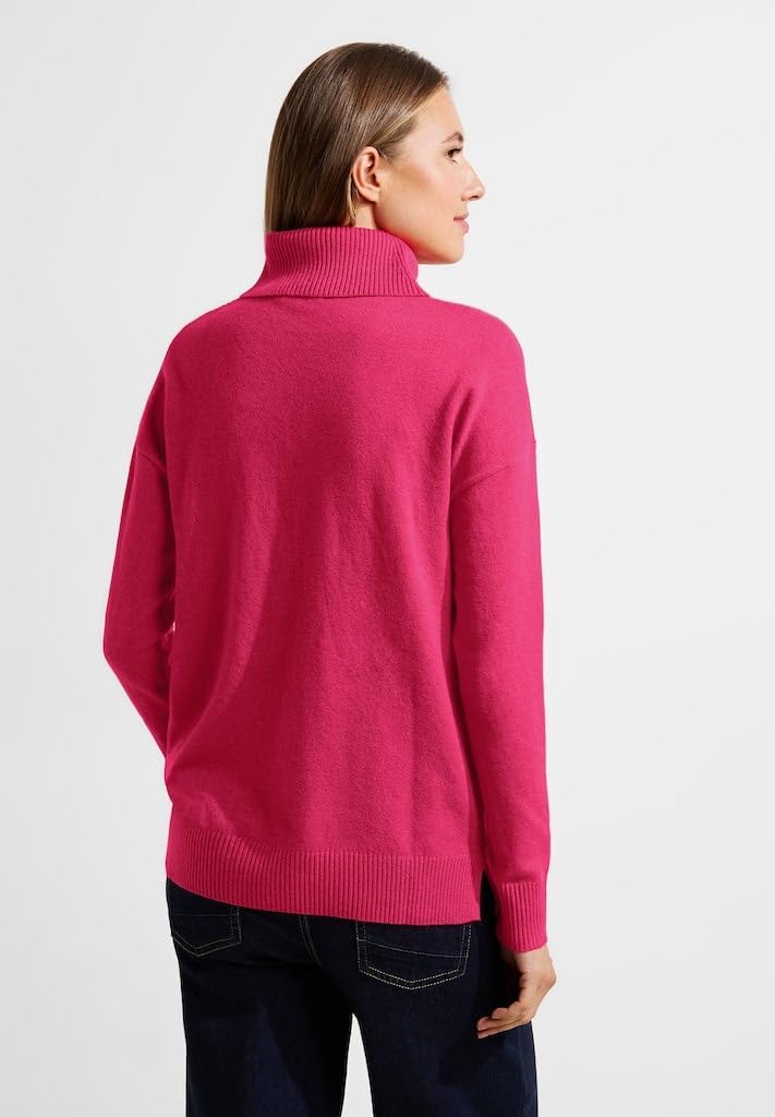 Cecil Damen Softer Rollkragenpullover XL Rosa, XL Rosa