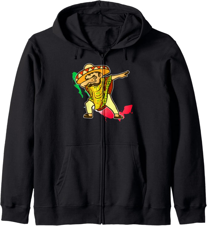 Mexikanischer Poncho Cinco Des Mayo Fun Kapuzenjacke