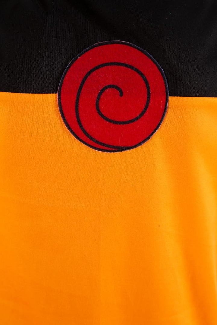 Chaks Naruto-Kostüm für Herren Anime-Kostüm orange-schwarz S