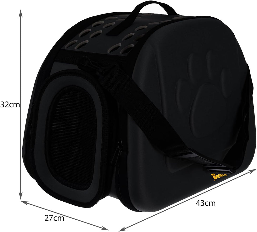 Katzenbox Purlov Hundetransporter faltbar Katzenbox Reisebox 18270