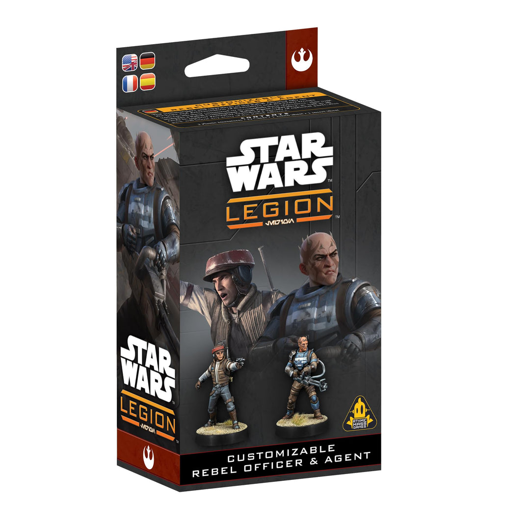 Asmodee, Star Wars: Legion – Customizable Rebel Officer & Agent, Erweiterung, Atomic Mass Games, Tab