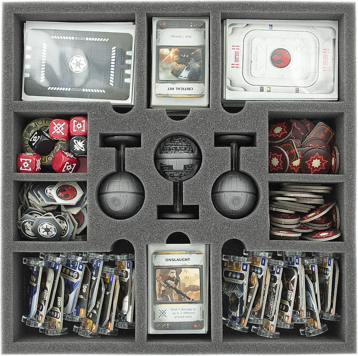 Feldherr Schaumstoff-Set kompatibel mit Star Wars Rebellion Brettspielbox