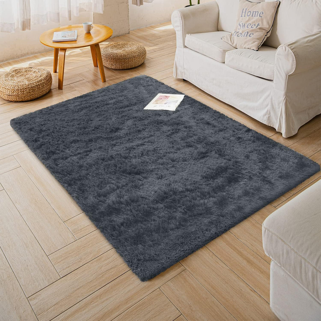 Granbest Shaggy Teppich Hochflor Langflor Teppiche für Wohnzimmer Moderner Flauschiger Kurzflor Tepp