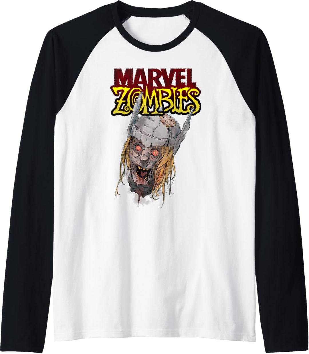 Marvel Zombies Thor Zombie Head Raglan