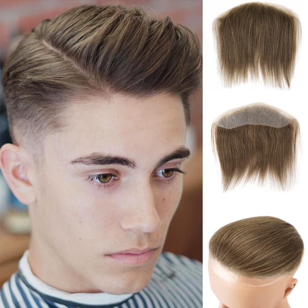 Lordhair Toupet Herren,100% Europäisches Echthaar Herren Toupet Echthaar,V-LOOP Skin Toupet Herren,T