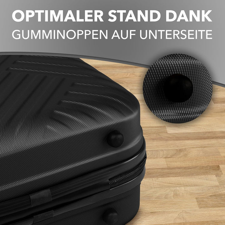 Xonic® Design Kosmetikkoffer aus ABS Hartschale – Robustes Beautycase als Handgepäck - Kosmetiktasch