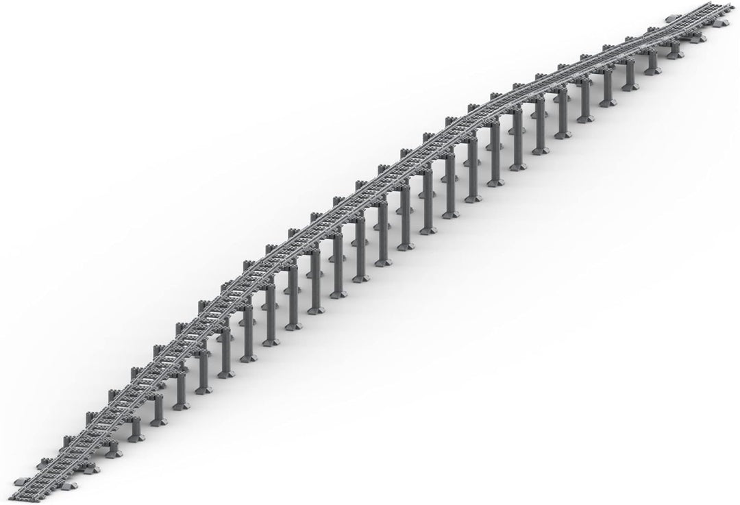 Trixbrix Supports Bundle 2.0 Compatible with Lego City Train Sets 60197 60198 10277 60205 60238 6033