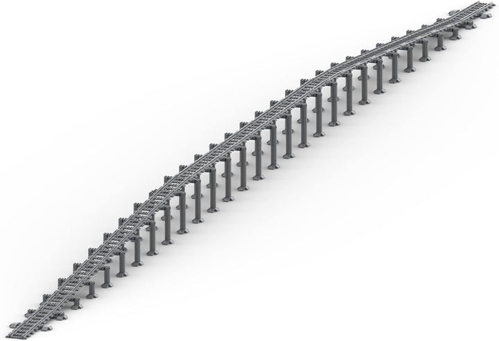 Trixbrix Supports Bundle 2.0 Compatible with Lego City Train Sets 60197 60198 10277 60205 60238 6033