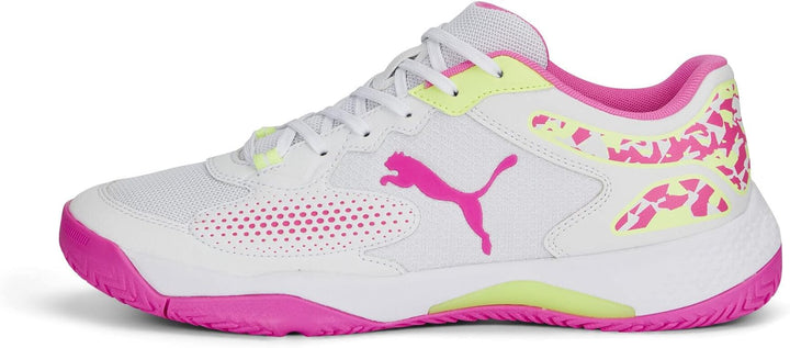 PUMA Herren Solarcourt RCT Fussballschuh 44 EU Puma White Ravish Fast Yellow, 44 EU Puma White Ravis