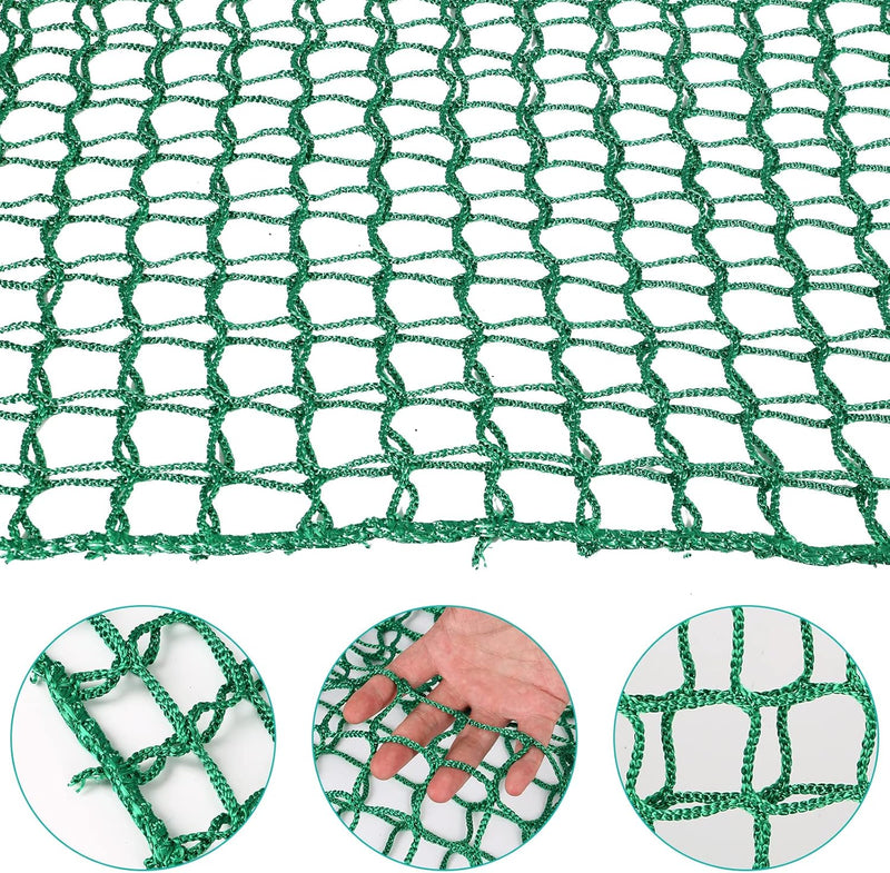 MENAYODA Kletternetz Spielplatz, Schwerlast Doppellagiges Schutznetz Kinder Klettergerüst Schaukel,