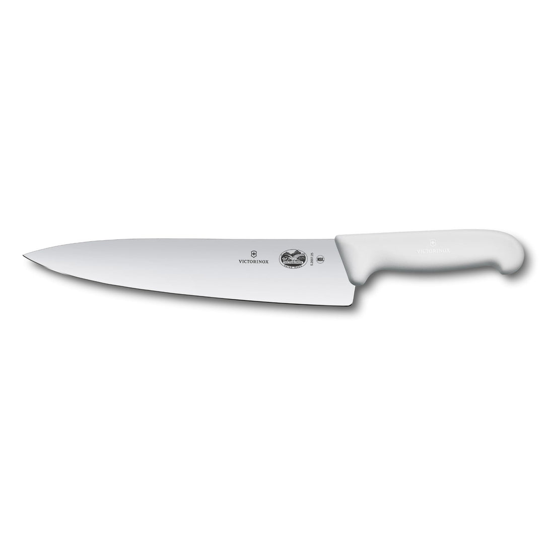 Victorinox Fibrox Kochmesser, Breites Universalmesser für Fleisch, Fisch, Gemüse und Kräuter, 25 cm,
