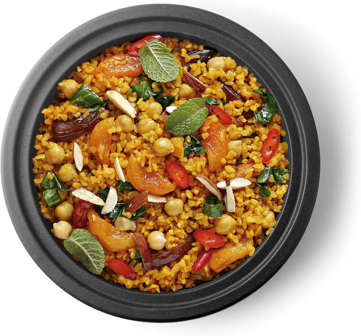 IBILI Tajine H-Klasse, 32 cm, Körper aus Gusseisen und Keramikdeckel, induktionsgeeignet, 32 cm