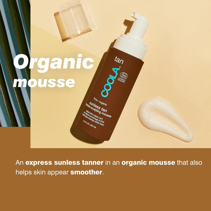 COOLA Compatible - Sunless Tan Express Sculpting Mousse - 207 ml, Mousse