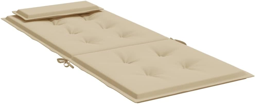 vidaXL Hochlehner Auflage 4 STK., Sitzkissen für Gartenmöbel Hocker Ottomanen, Wasserabweisendes Sit