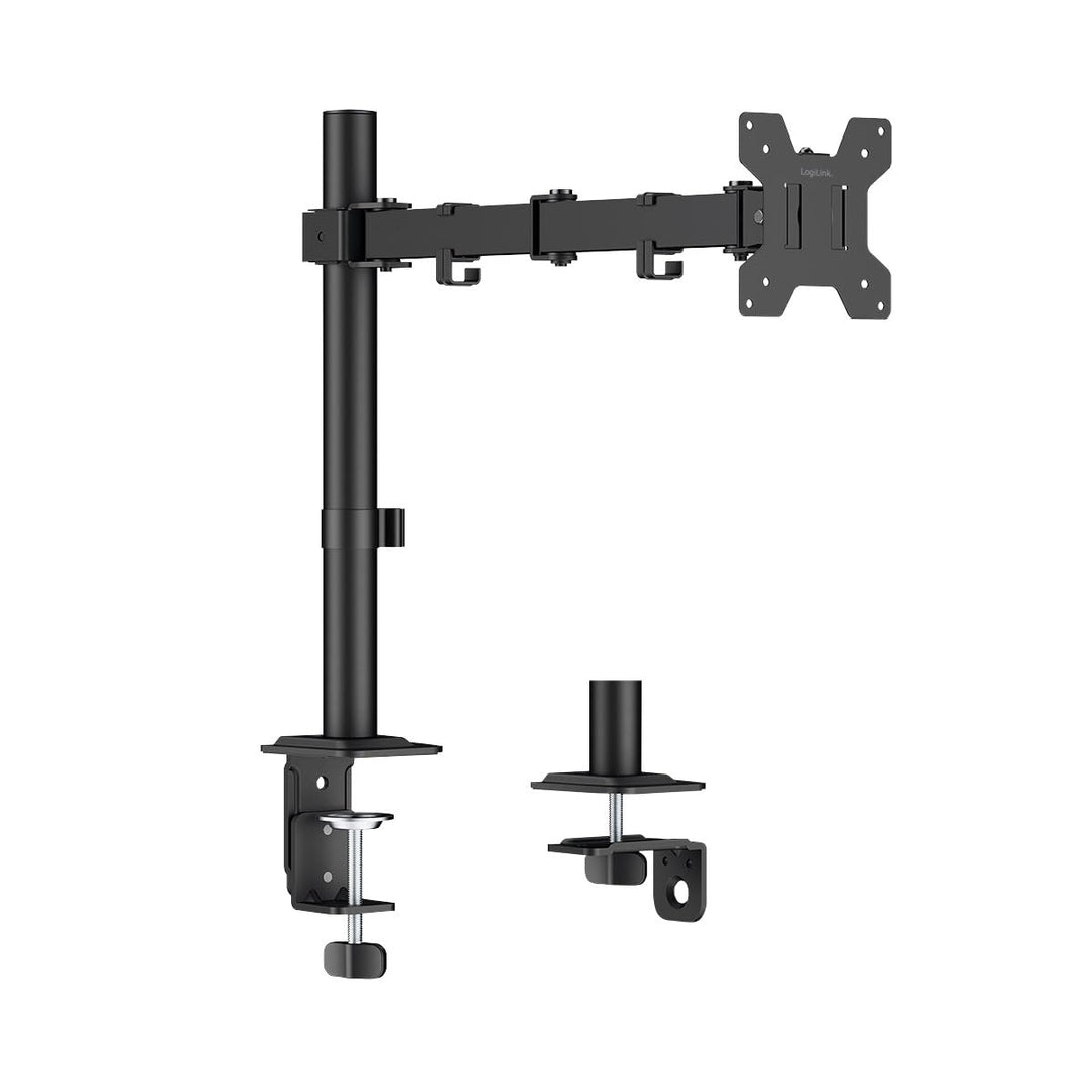 LogiLink Monitor Tischhalterung für 17–32" Bildschirme, 10 kg max., Armlänge 376 mm, VESA 75x75/100x