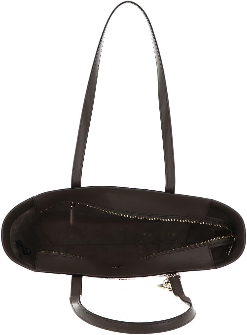 DKNY Women's Bryant Medium Bag in Coated Logo Tote, Chino/Truffle