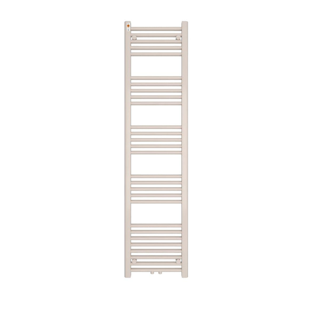 MERT Comfort Badheizkörper 500x700mm Mittelanschluss Pulverbeschichtet Verkehrsweiss RAL9016 gebogen