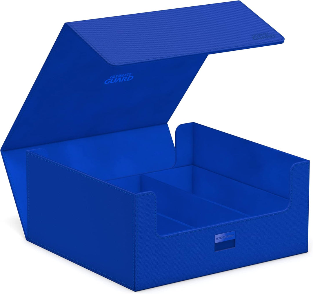 Ultimate Guard Unisex-Adult Treasurehive 90+ Xenoskin Kartenbox 252 x 252 x 125 mm Blau, 252 x 252 x