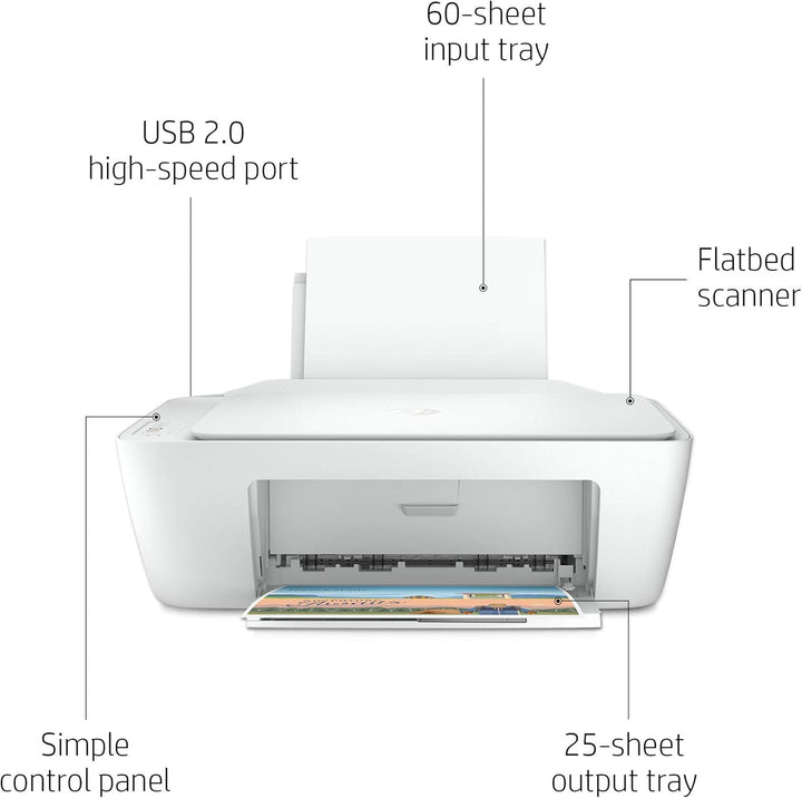 HP DeskJet 2320 A Thermo-Tintenstrahldrucker, A4, 4800 x 1200 DPI, 7,5 ppm