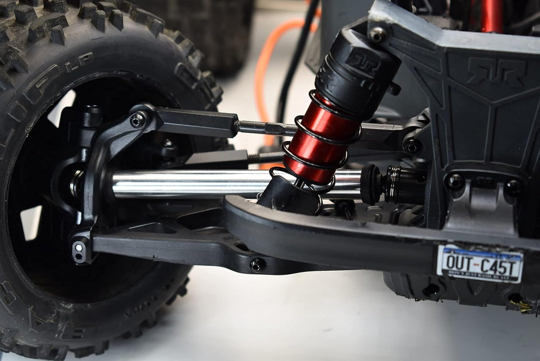 GPM Arrma 1/10 Outcast 4X4 4S V2 BLX Stunt Truck Tuning Teile Medium Carbon Steel+Aluminium Front Or