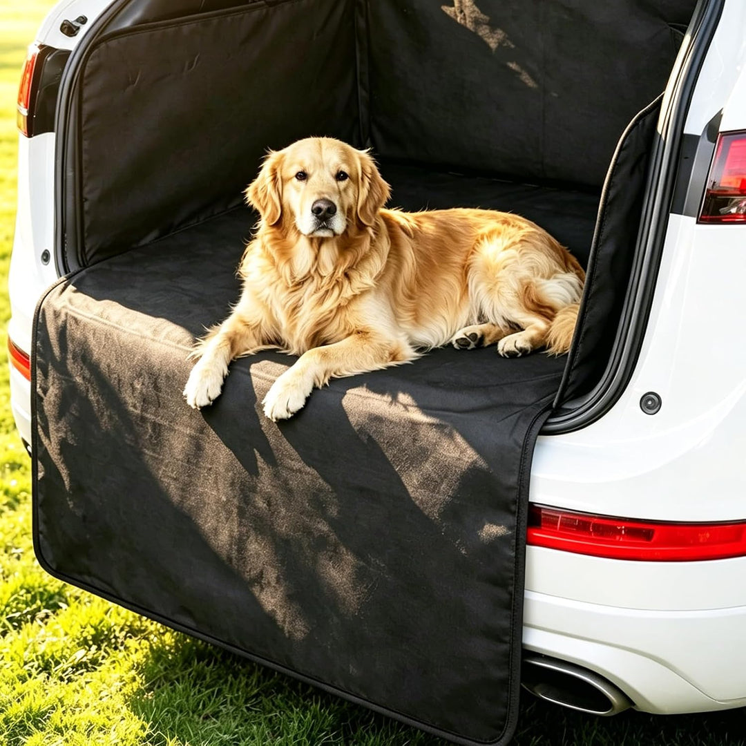 Kofferraumschutz Hund mit Seiten- und Ladekantenschutz, 185x105cm Universal Auto Kofferraum Hundedec