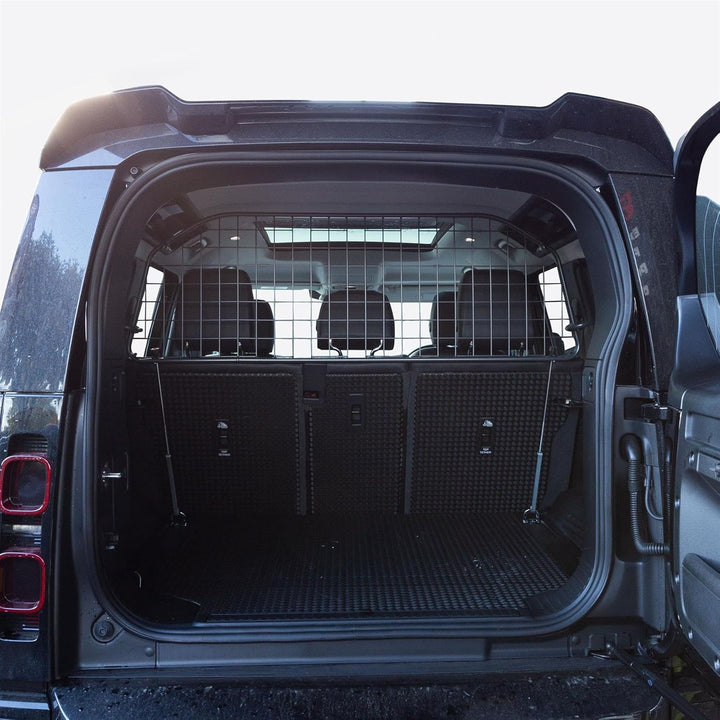 Travall Hundegitter für Land Rover Defender (2020-) Fahrzeugspezifisches Hundegitter, Kofferraumschu