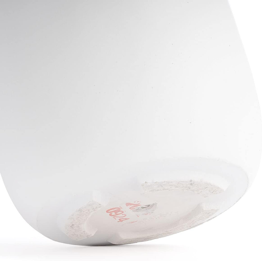 Pflanzwerk® Pflanzkübel Fiberglas Weiss Cup Ø27x26cm *Frostbeständige Blumenkübel* *Deutsche Premium