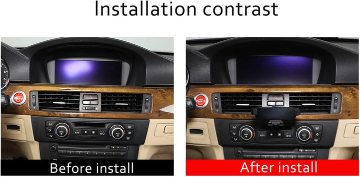 KFZ-Halterung für die Mittelkonsole, Lüftungsschlitze, aus Aluminiumlegierung, für BMW 3er-Serie E90