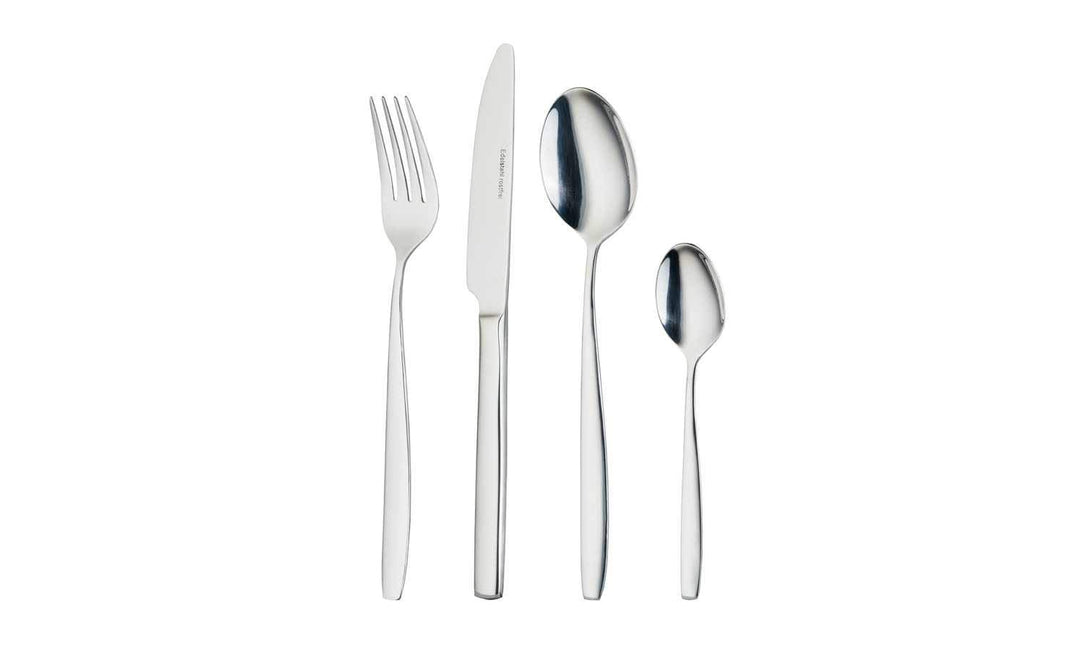 KHG Besteckset 24 tlg für 6 Personen, Edelstahl 18/0 Rostfrei & Langlebig Essbesteck für jeden Anlas