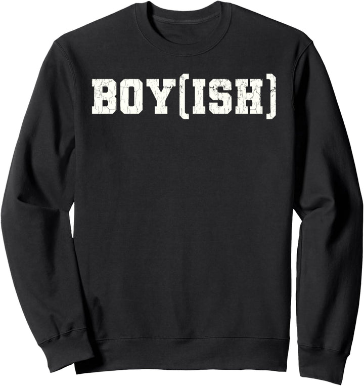 Nonbinary Transgender Geschenk Genderqueer LGBT Pride Boyish Sweatshirt