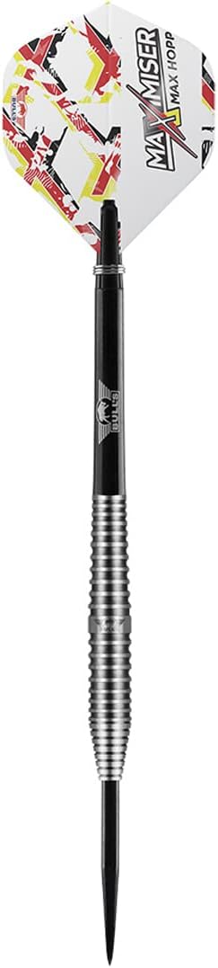 BULL'S Max HOPP Edition 4 90% Tungsten Steel Tip Darts - 22-23 - 24 g (18g Softspitze) Professional