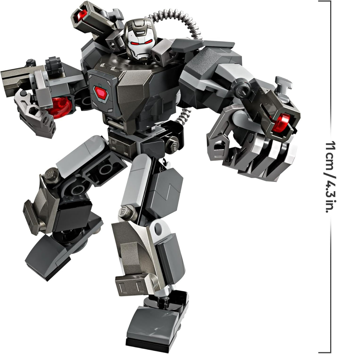 LEGO | Marvel War Machine Mech - Superhelden Spielzeug mit 3 Shootern für Kinder - Legendäre Actionf