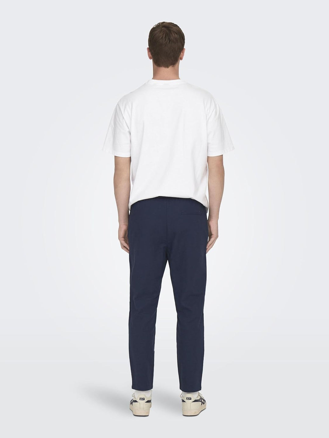 ONLY & SONS Male Jogginghose Verjüngt Mid Rise Hose XL Dark Navy, XL Dark Navy