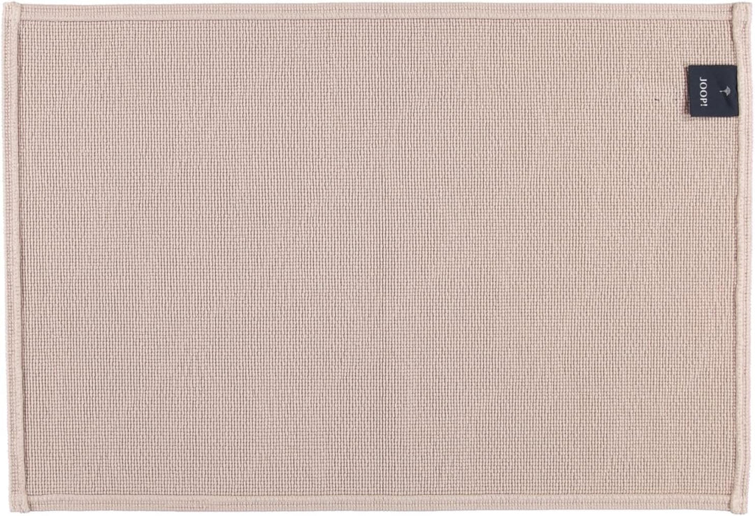 Joop! Badteppich New Cornflower 60 x 90 cm Farbe Sand 100% Baumwolle Florhöhe 6 mm Form eckig edle O