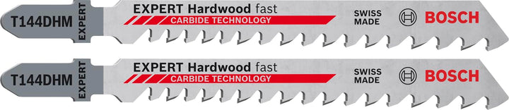 Bosch Professional 10 tlg. EXPERT ‘Hardwood Fast’ T 144 DHM Stichsägeblatt (für Hartholz, WPC Holz-K