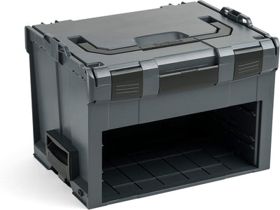 L-BOXX Sortimo LS-Boxx 306 Werkzeugkoffer Set in Anthrazit | mit i-Boxx 72 leer & LS-Schublade 72 le