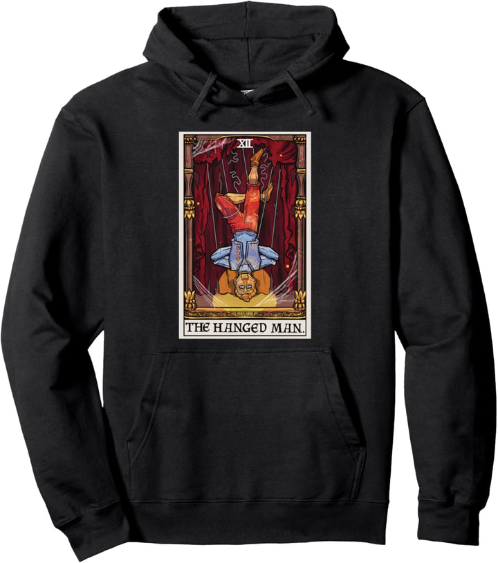 Tarotkarte für Halloween, Motiv: The Hanged Man Pullover Hoodie