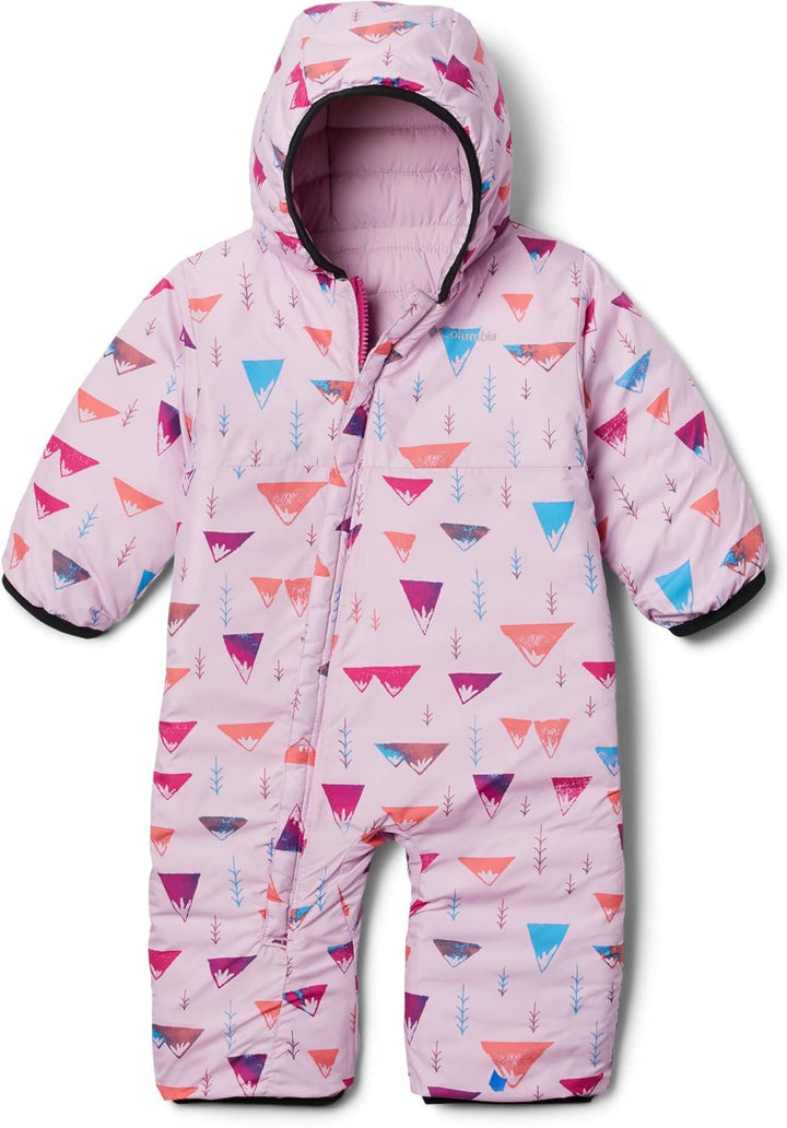 Columbia Unisex Kinder Powder Lite Reversible Bunting Schneeanzug 6/12 Wild Fuchsia, Aura, Shark, 6/