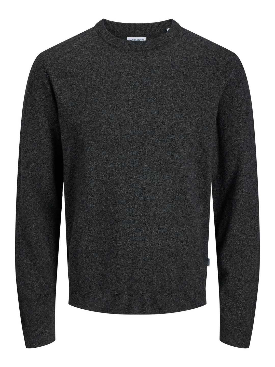 JACK & JONES Herren Strickpullover Rundhalspullover JJEEMIL Knit Crew Neck S Black Beauty (Rundhals)