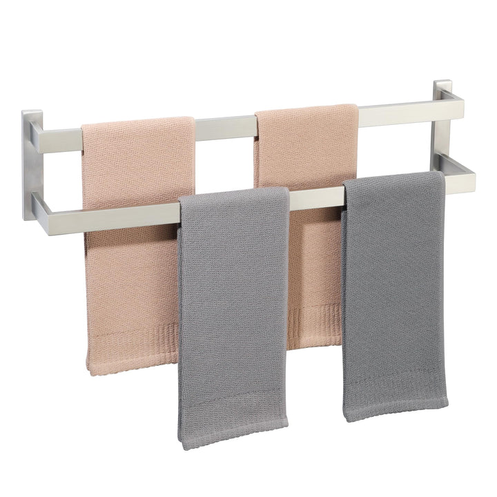 SAYAYO Handtuchhalter Bad Handtuchstange 70cm Multilayer Gästehandtuchhalter Wandmontage Edelstahl D