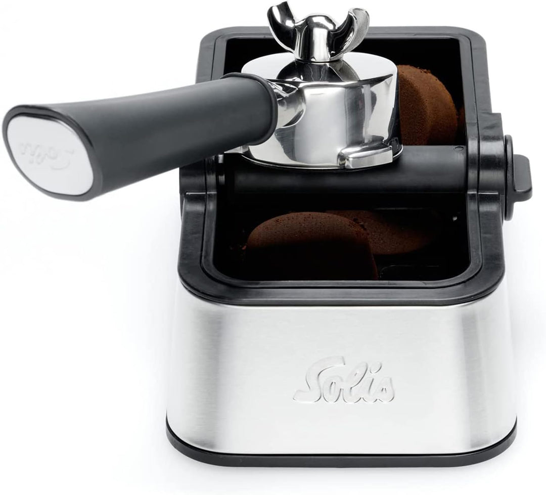 Solis Perfetta Coffee Knock-Box - Abklopfbehälter für Siebträger - Knock Box - Kaffeesatz Abschlagbe