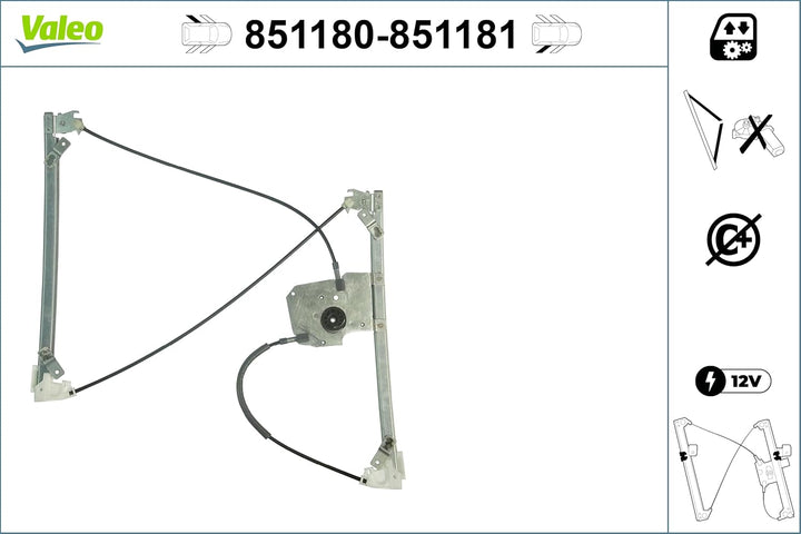 Valeo Fensterheber 851180