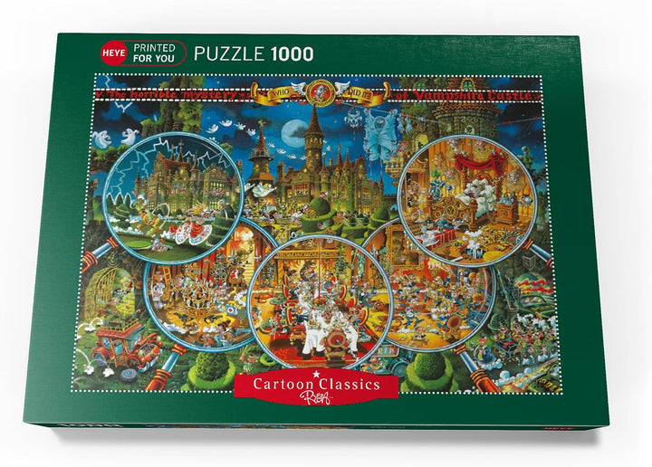 Crime Scene - Michael Ryba - Cartoon Classics - Premium 1000 Teile Puzzle - MyPuzzle Sonderkollektio