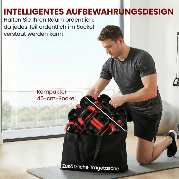 SPORTNOW Liegestützbrett 7-in-1 Verstellbares Push Up Board mit Widerstandsbändern Rollen Türanker,