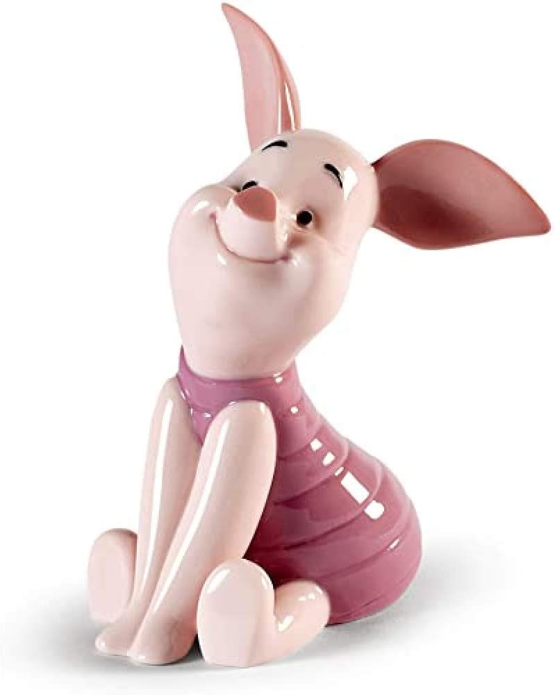 LLADRÓ Figur Piglet. Ferkel (Disney). Porzellan.